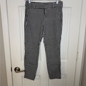 Black and White Checkered Pants